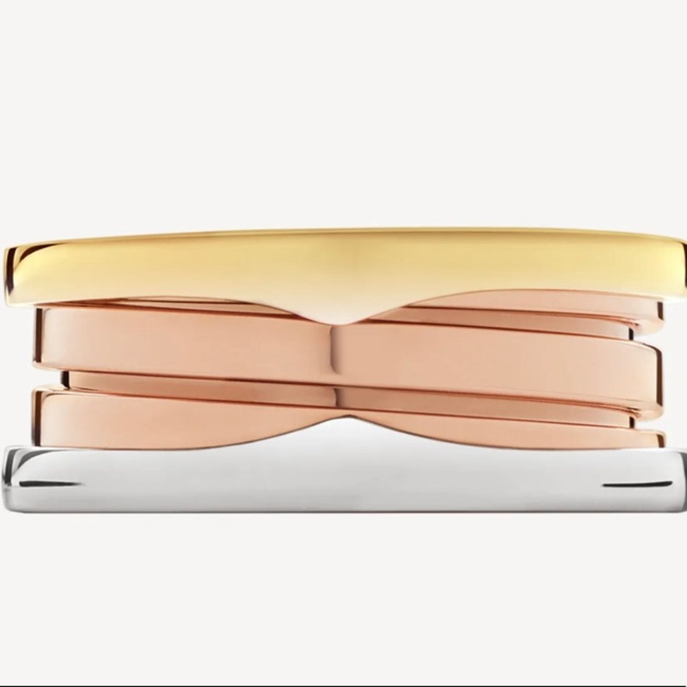 New B Three Layer RING - Picture 2 of 4